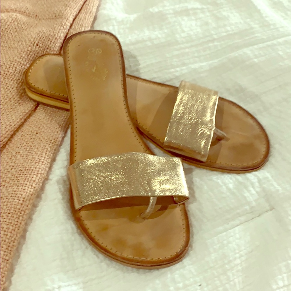 Gold Seychelles Sandals purchased at Anthropologie